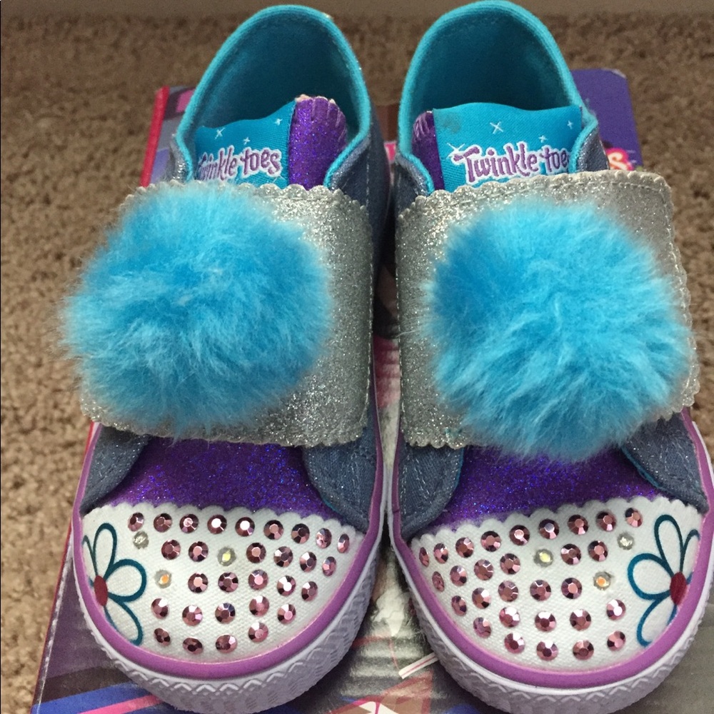 Baby/Walker Girls Skechers Twinkle Toes Size 7